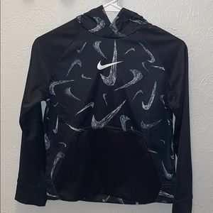 Black Nike youth hoodie. Dri-fit.